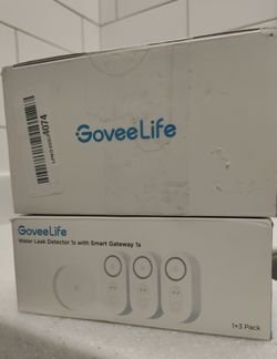 GoveeLife Water Leak Detector 1s with Smart Gateway 1+3 Pack