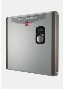 RheemPerformance 27 kW 5.27 GPM 240-Volt Self-Modulating Electric Tankless Water Heater