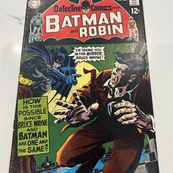 Detective Comics #386 DC Comics 1969 Batman Robin Batgirl, VG   Wear on the spine, centerfold is attached firmly at 1 staple and barely hanging on the