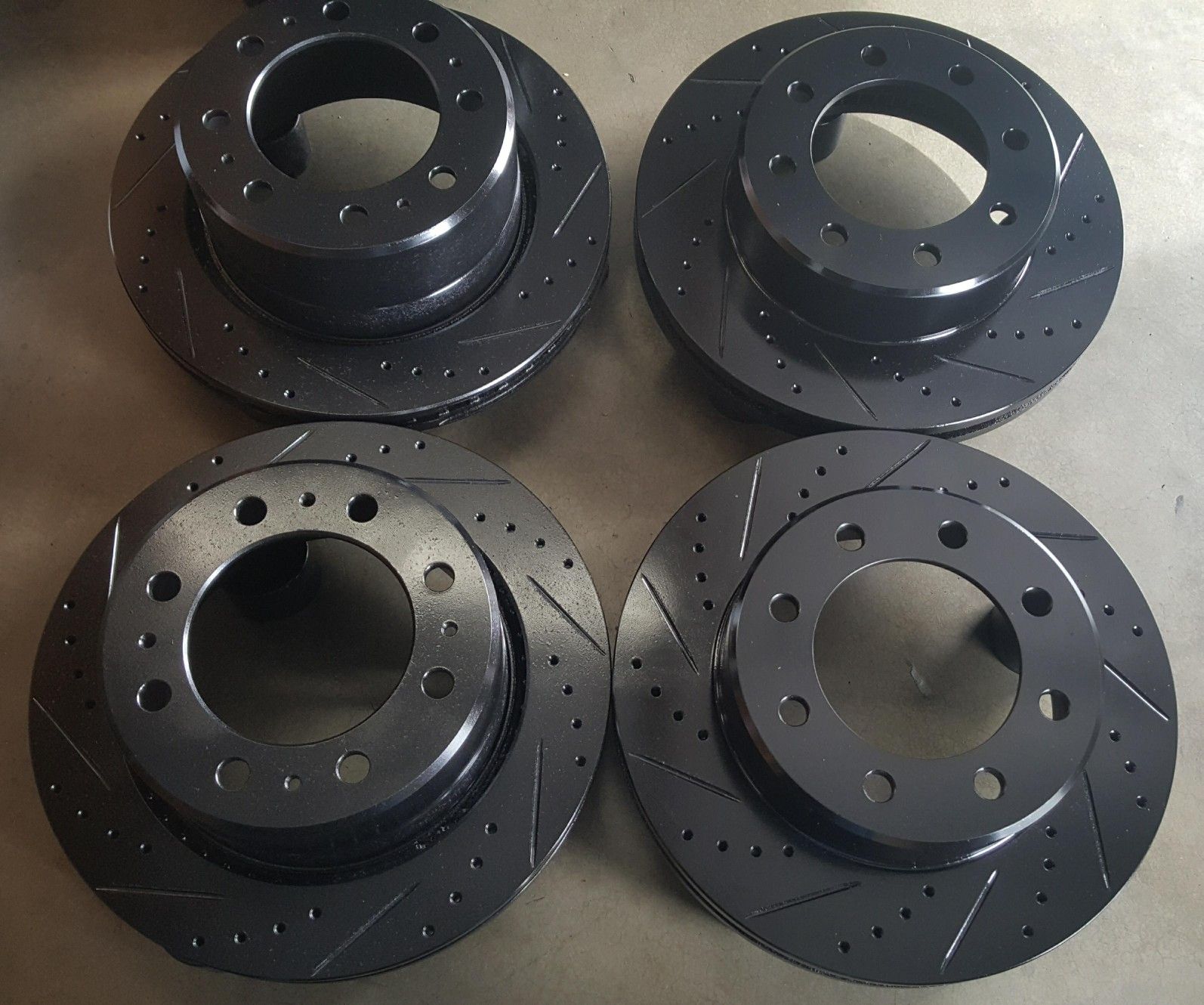 Chevy Silverado 2500HD 3500HD | Cross Drilled and Slotted Brake Rotors