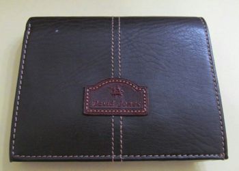 Man leather wallet