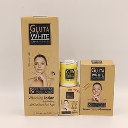 Gluta White Age Defying Lotion,Soap & Face Cream