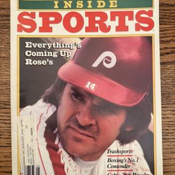 Inside Sports Magazine May 1982 Pete Rose Celtics 76ers Rivalry