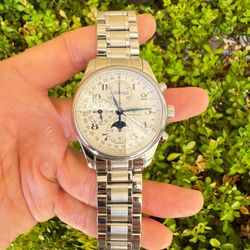 Longines Master Collection Chrono Moonphase 42mm L2.773.4.78.6 – Box Tags Bracelet