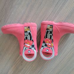  Crocs Rain Boot , Kids Size 11, Disney Cars