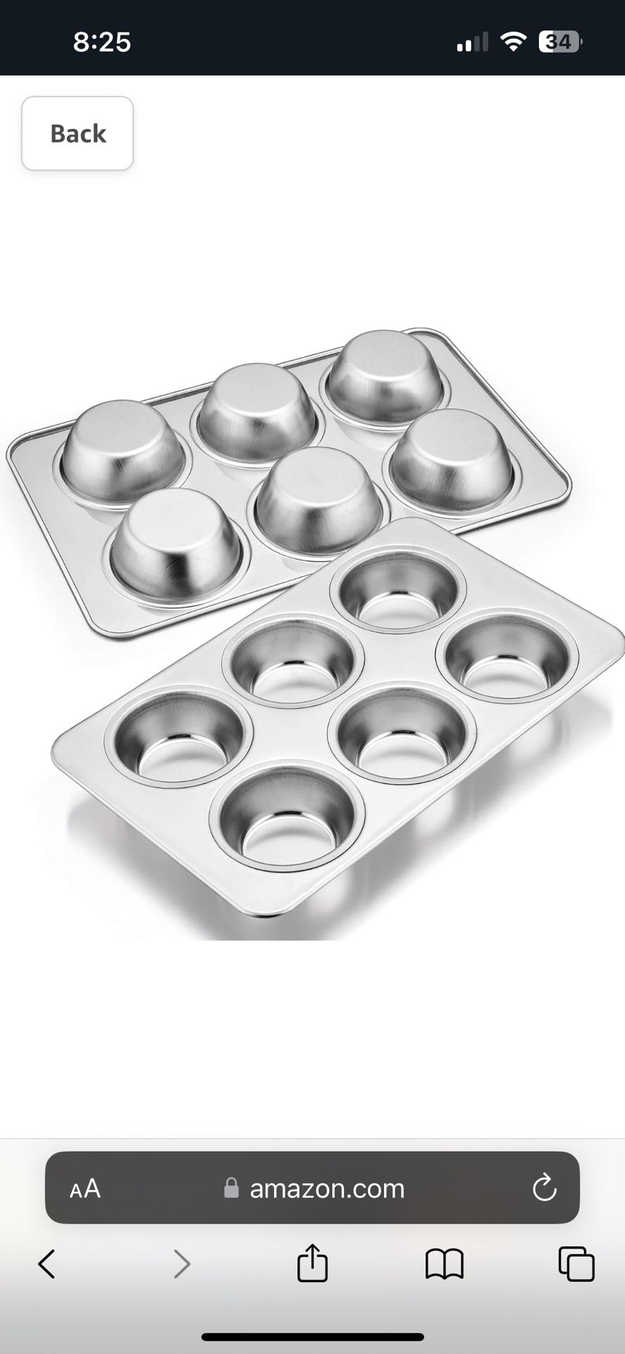 E Far 6 Cup Muffin Pan