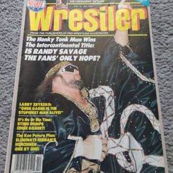 THE WRESTLER MAGAZINE 1987 OCTOBER RANDY SAVAGE COVER WWF WCW WWE VINTAGE ECW