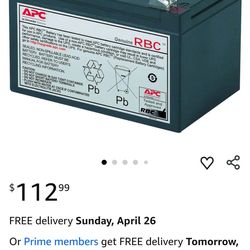 APC UPS Battery Replacement RBC4 – Smart-UPS SC620 / SU620NET – $112 Amazon Value (2 Available)
APC RBC4 replacement battery pack for Smart-UPS system