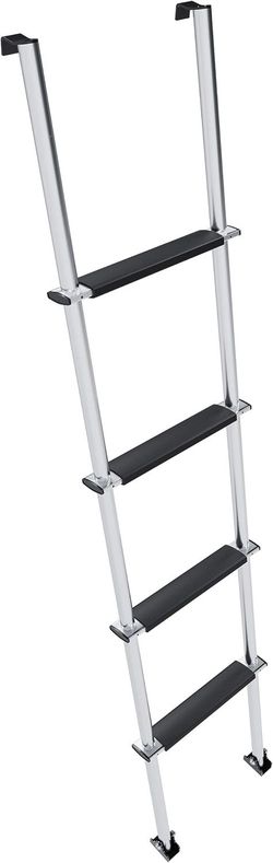 KUAFU 60" RV Bunk Bed Ladder Aluminum Non-Skid Steps 450LBS #2502H G1