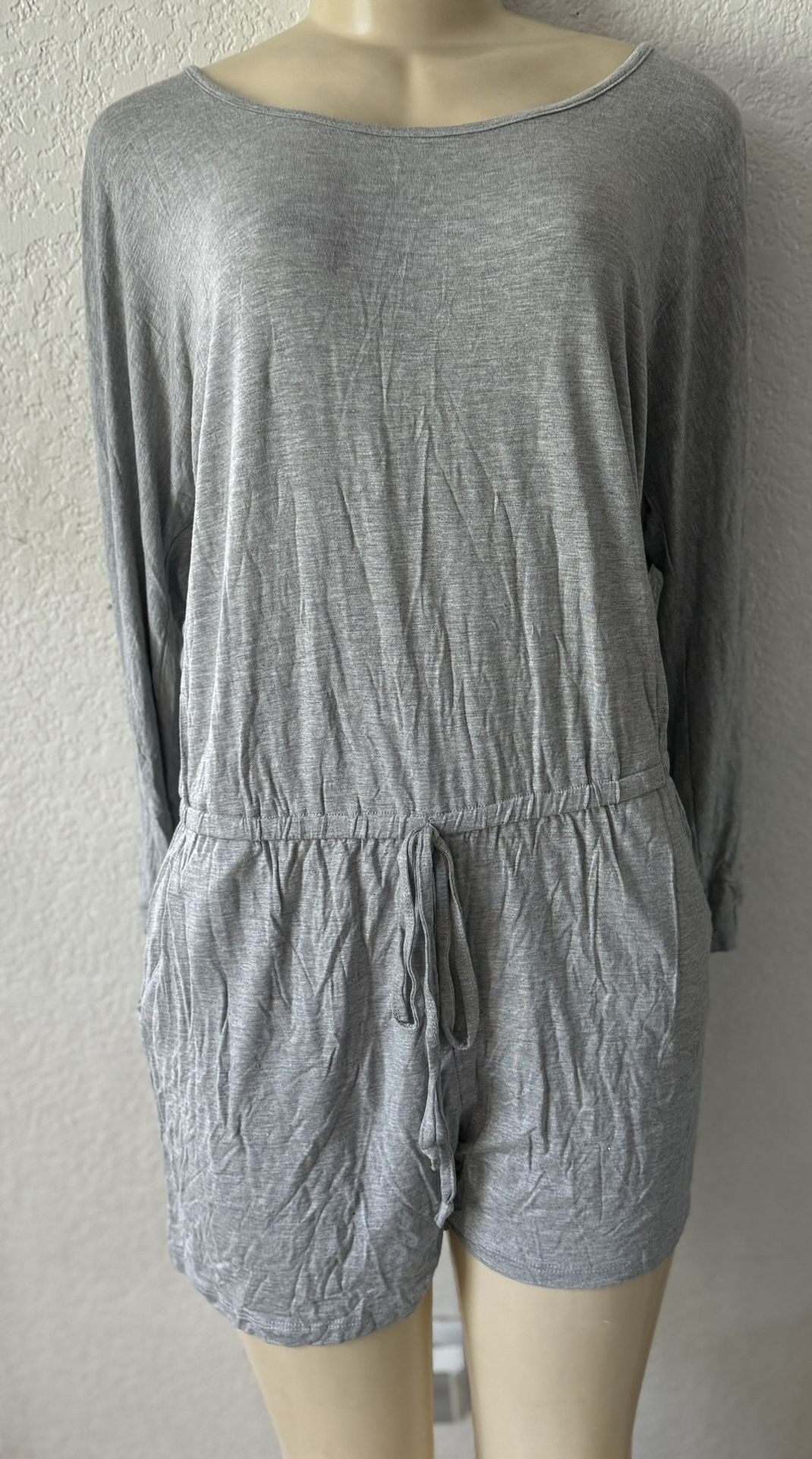 Venus Gray Romper/jumpsuit Casual Basic Summer