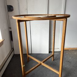 Wooden Round Clothing Display Stand