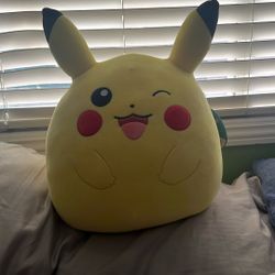 Squishmallow Pikachu Winking
