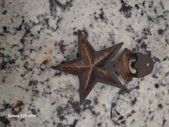 Cast Iron Star Wall beer opener