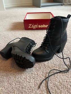 Black boots   2in heel  size 6 women’s.