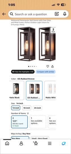 Outdoor wired lamps
