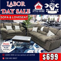 Sofa And Love Seat $699