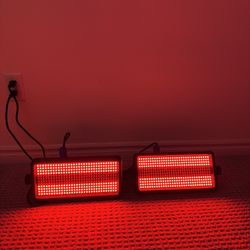 LED Stage Strobe Effect Lights 120W RGBW DJ Light with 48 Zones Chasing by DMX Control Sound Activated Auto Play Wall Washer Uplight for Event Conce