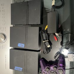 3 Ps2 Slim Consoles Bundle 