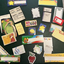 Assorted Teacher Note Pads