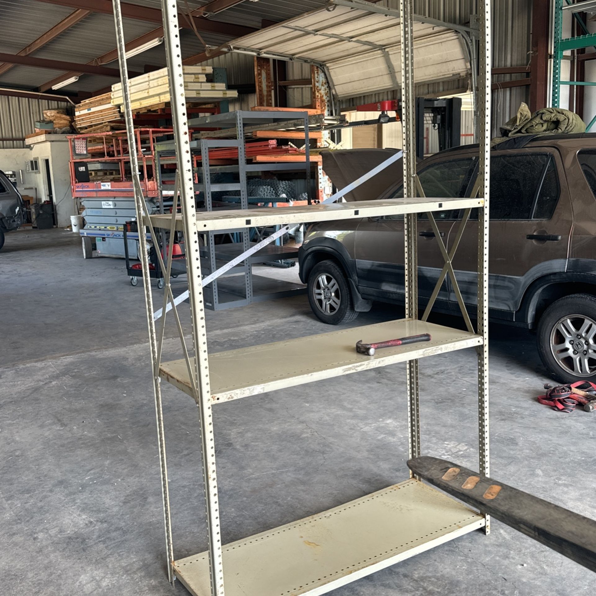 metal shelving
