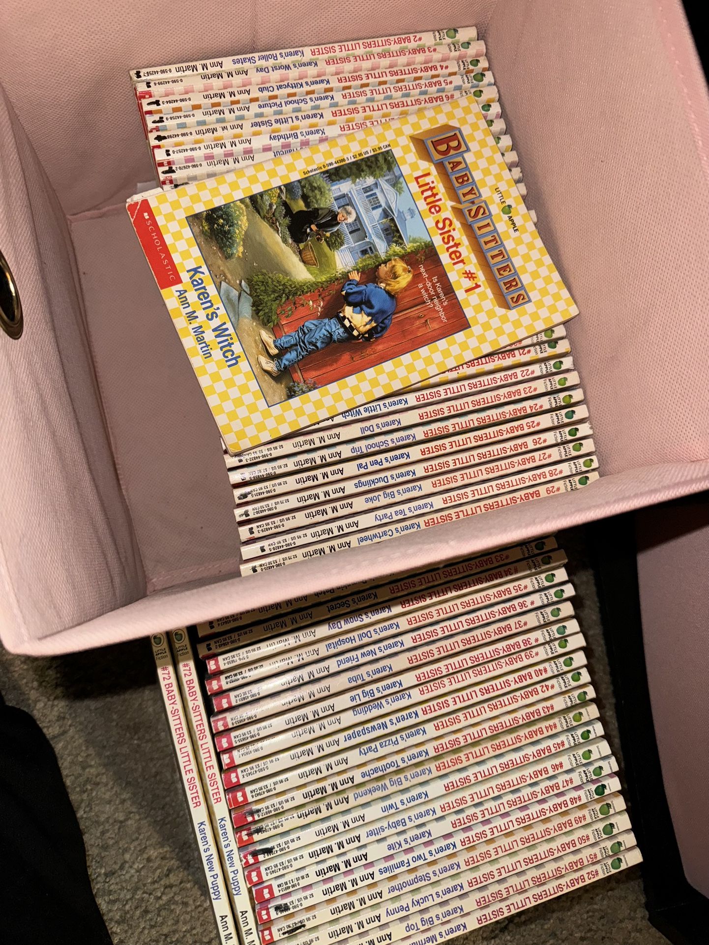 Baby Sitters Little Sister Vintage Book Set