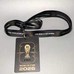 World Cup 2026 Fan ID Card / Badge & Lanyard - Official FIFA USA Stadium Edition