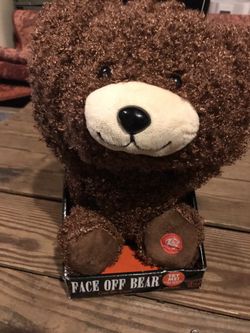 Scary talking bear changes faces! $8