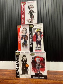 NECA Head Knockers Horror Bobblehead Set of 5