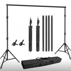 Photo Backdrop Stand, 10x7ft (WxH) Background Stand (32)