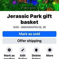 Jerassic Park Gift Basket