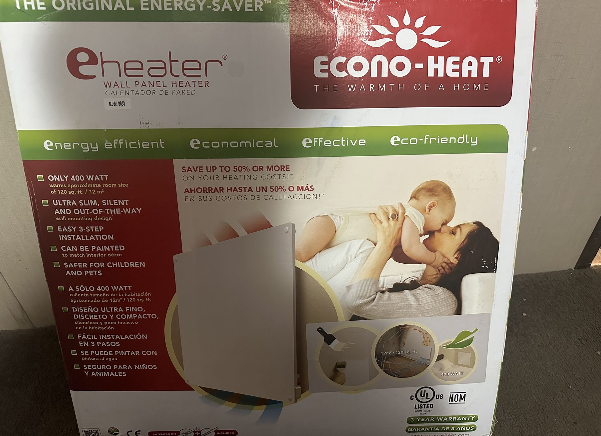 Wall Panel Heater for Sale in El Paso, TX - OfferUp