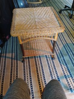 Portside Wicker Table