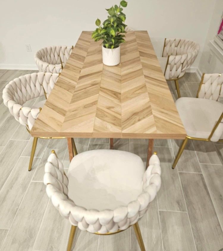 Dining Table And Chairs - Almost New
