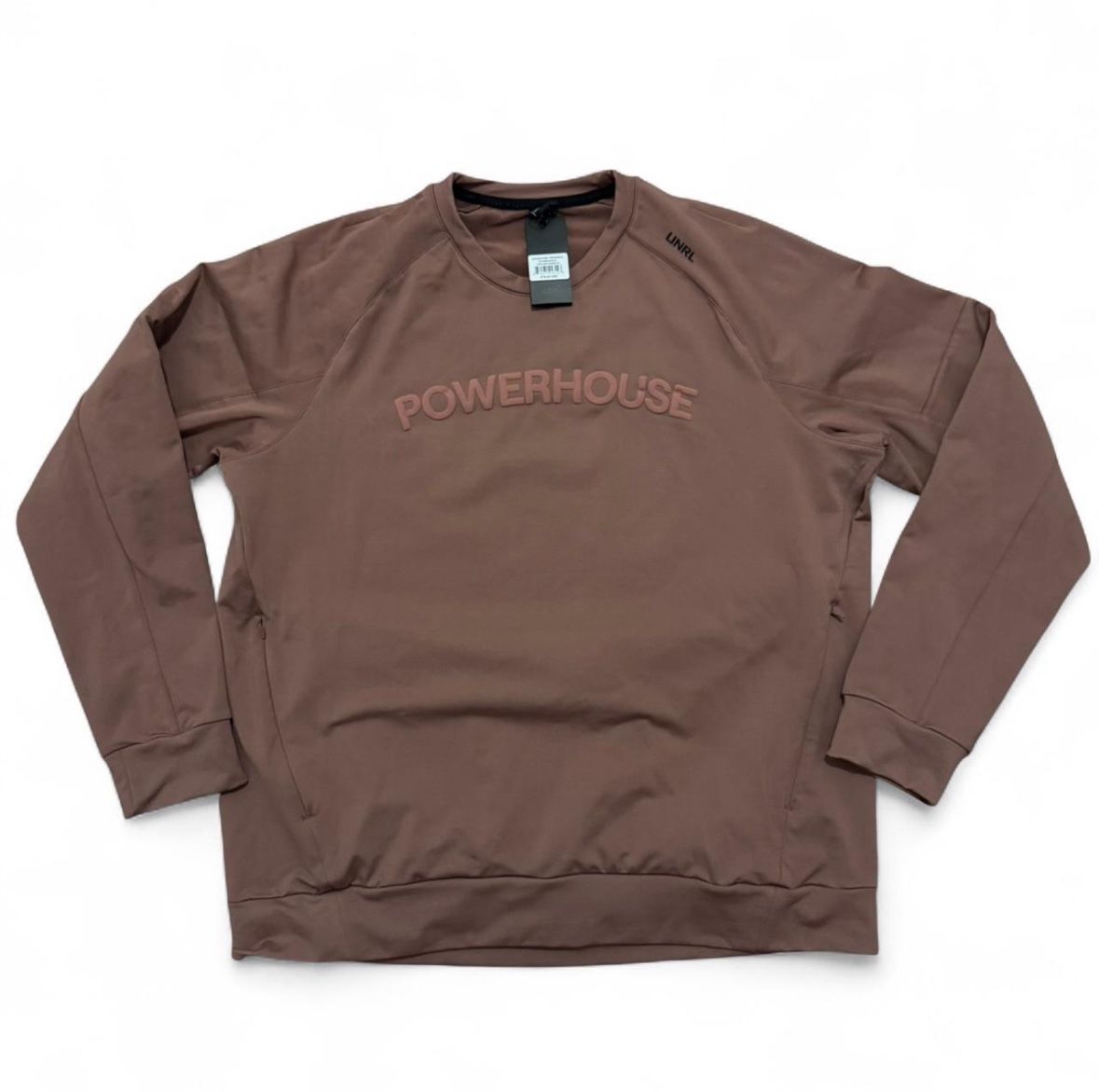 Unrl womens crossover powerhouse pullover crewneck sweater