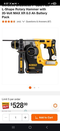 Dealt Hammer Drill with Converter