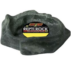 Zoo Med Repti Rock Reptile Water Dish, Gray , X-Small