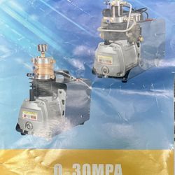 Electric High-Pressure Pneumatic Pump - 0-30MPa - Single Cylinder - Double Water-Cooling Cycle