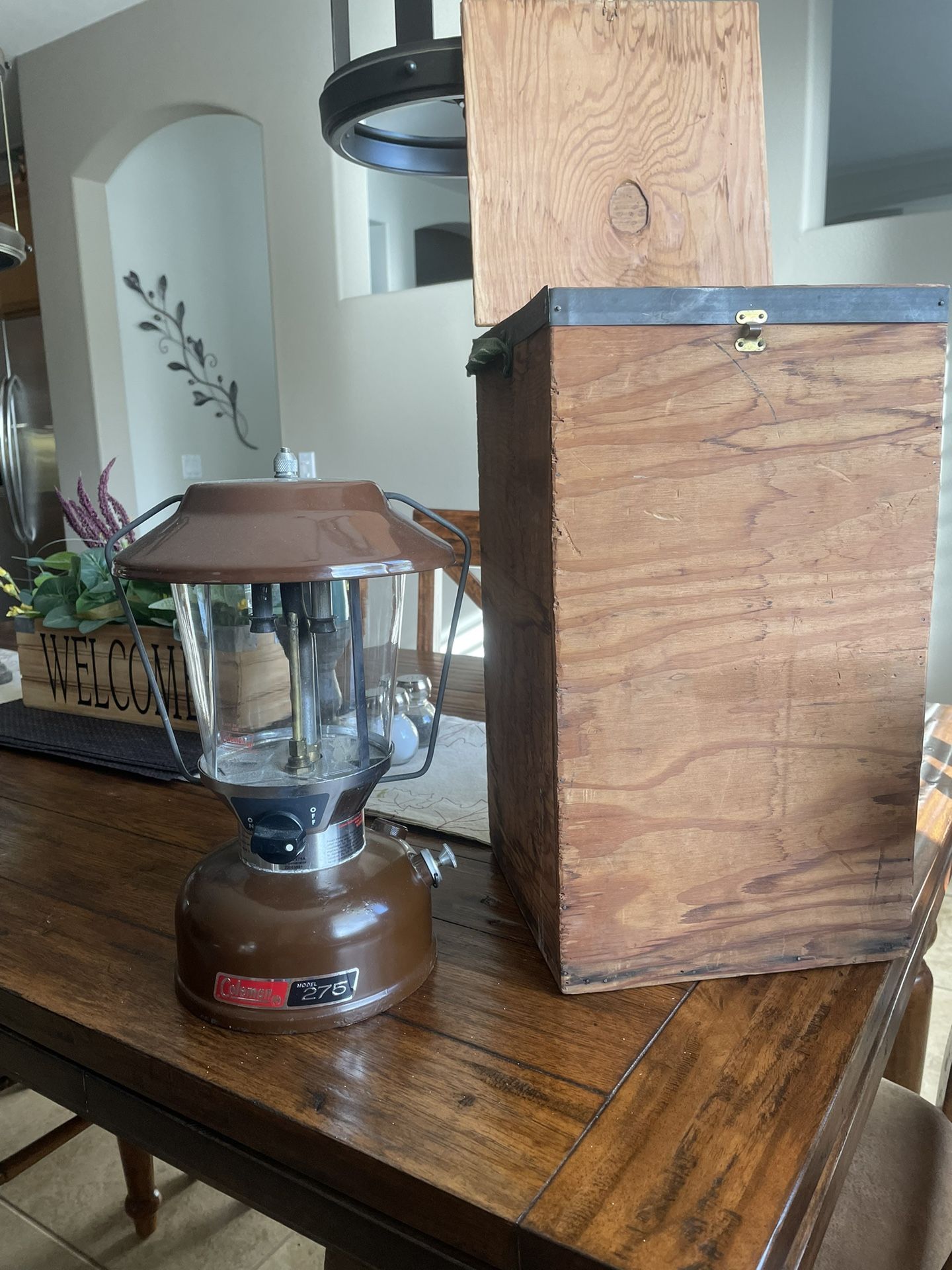 Coleman Lantern And Homemade Case