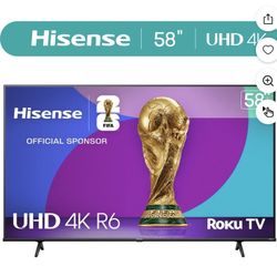 Hisense 58" Class 4K UHD LED LCD Roku Smart