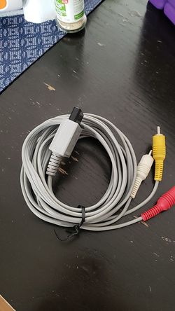 Official nintendo Wii AV composite cable.