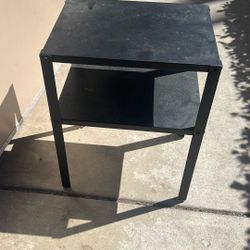 Black Metal Table