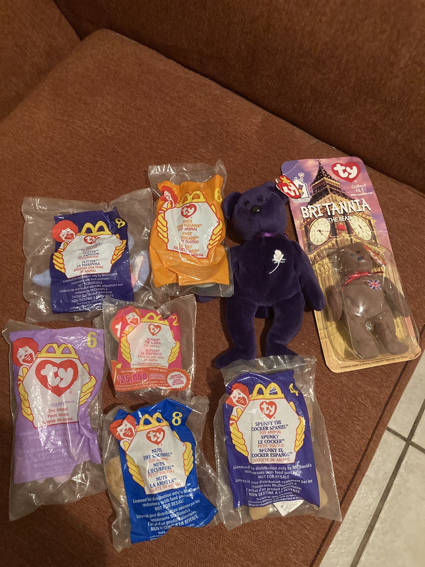 McDonald’s Beanie Babies Beanie Baby And Britannia The Bear Error Beanie Baby