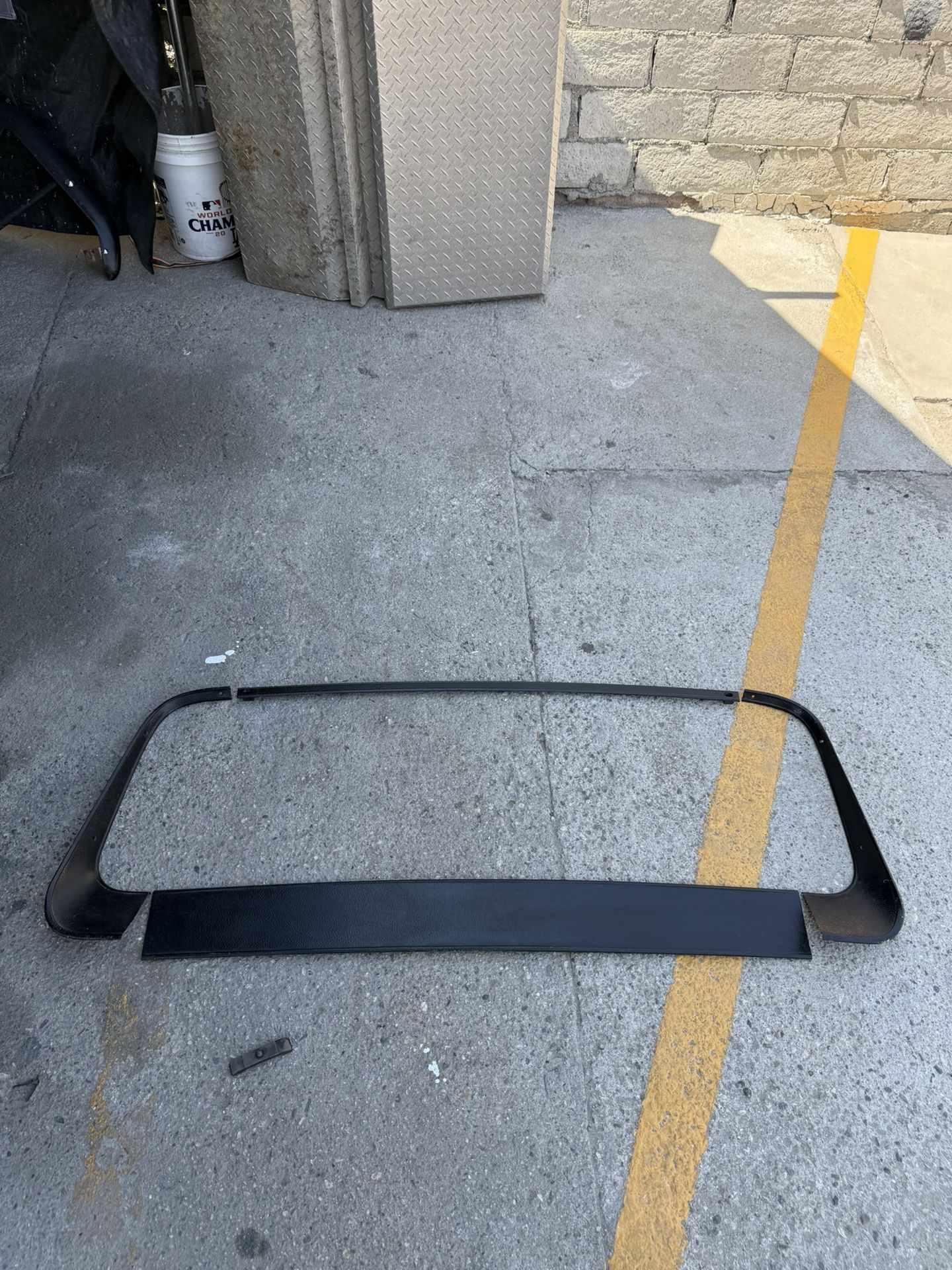 69 Mustang Coupe Rear Windshield Molding