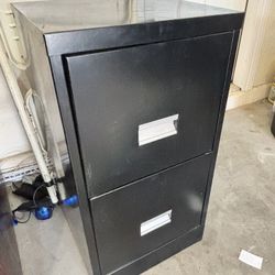 2 Drawer Metal Vertical Filing Cabinet 14x15x28 