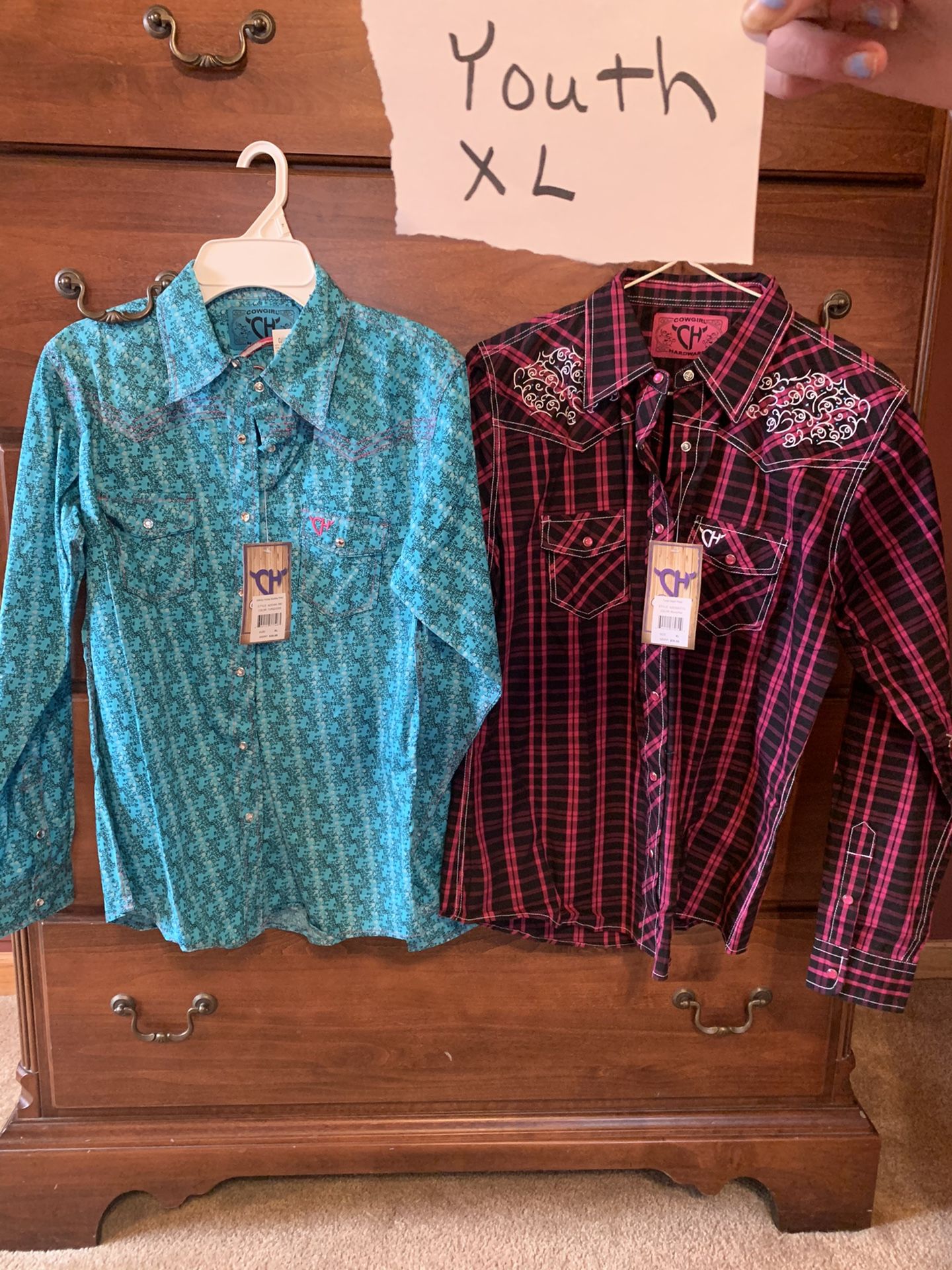 2 western tops (brand new!!)