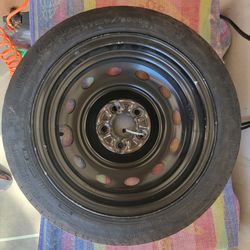 2000-2003 Plymouth Neon Highlight Spare Tire, Wheel & Hold Down