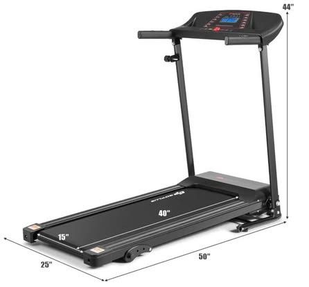 NEW GoPlus Incline Walking Pad, Folding Treadmill w/Handlebars, 0.6-6.5MPH. 220LB Weight Capacity