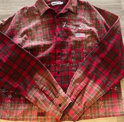 Vale rhinestone flannel