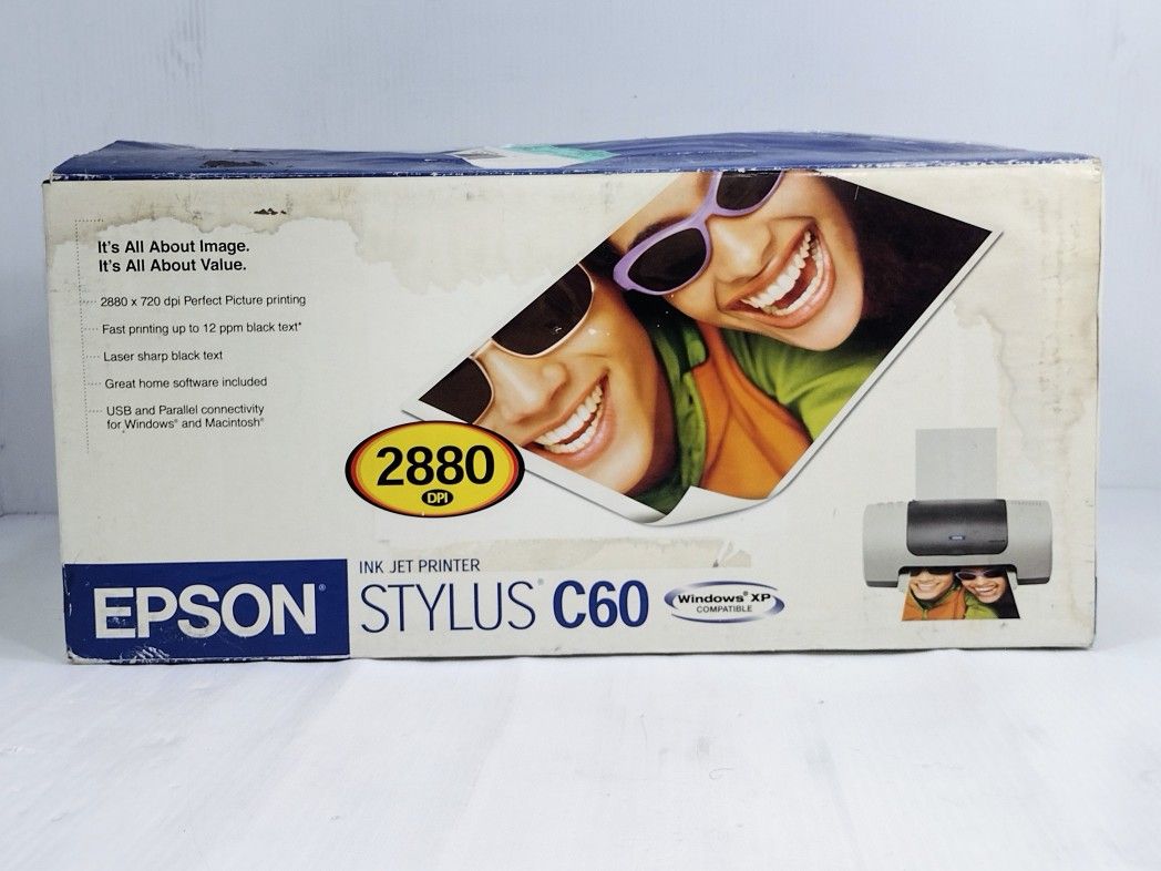 Epson Stylus C60 Digital Photo Inkjet Printer New Open Box