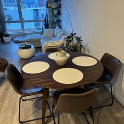 Living Spaces Table & Chairs Set 